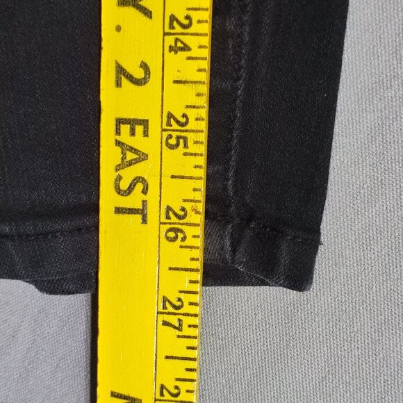 Torrid Denim women's size 12S dark grey jeggings ankle crop stretchy high rise - Picture 12 of 14